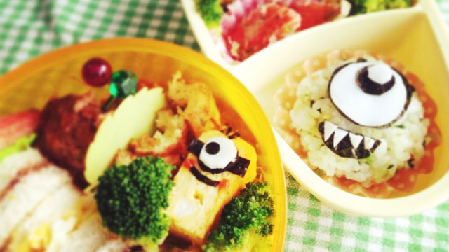 簡単マイクミニオン ディズニーキャラ弁 レシピ 作り方 By 工作弁当やさん クックパッド