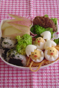 ひよこが生まれたよ！弁当