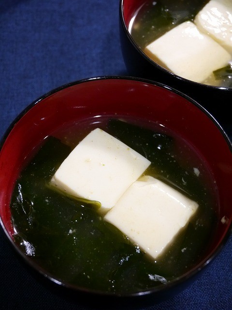湯豆腐のあんかけお吸い物の画像