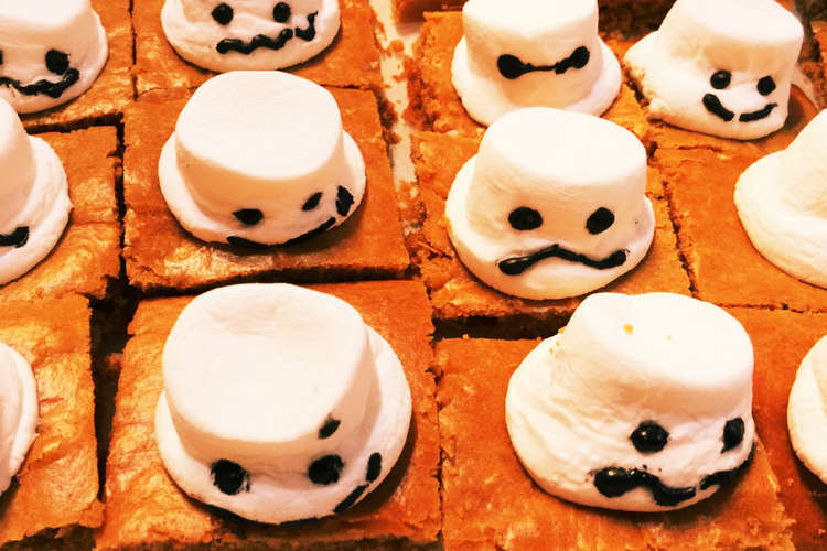 ハロウィンお菓子 オバケプチケーキ レシピ 作り方 By Rinrin8 クックパッド 簡単おいしいみんなのレシピが378万品
