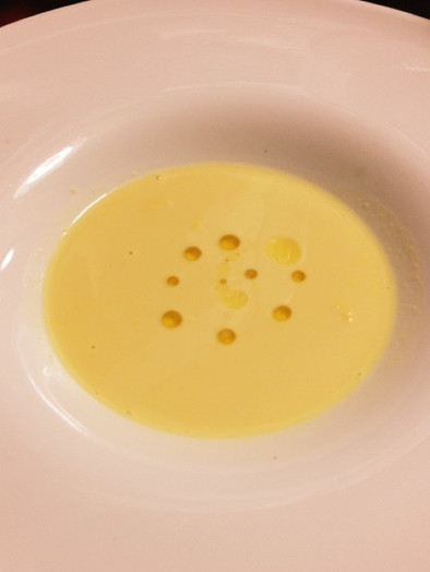 冷製コーンスープの写真
