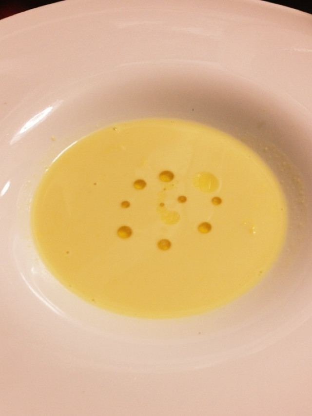 冷製コーンスープの画像