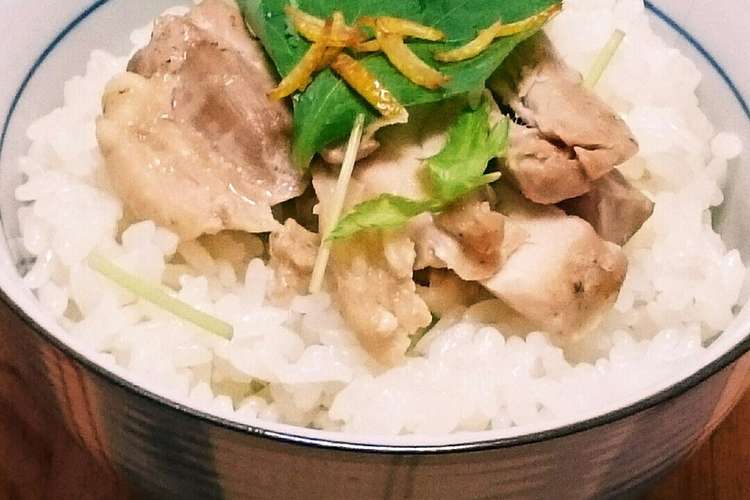 絶品 柚子と鶏肉の炊き込みご飯 レシピ 作り方 By ｃｏｃｏマム クックパッド 簡単おいしいみんなのレシピが370万品