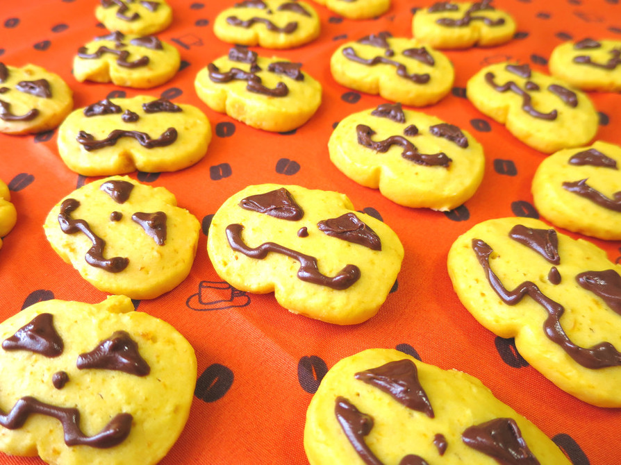 【ハロウィン】簡単カボチャクッキー♪の画像