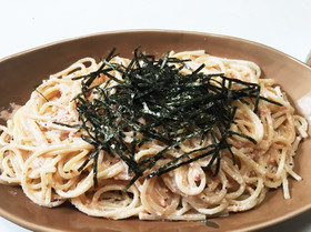 簡単!たらこクリームパスタ☆