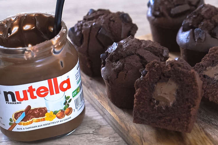 ヌテラ入りチョコレートマフィン レシピ 作り方 By えもじょわ クックパッド 簡単おいしいみんなのレシピが358万品