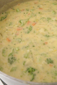 クリーミーブロッコリーチーズスープ