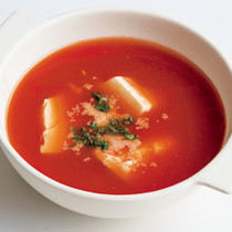 豆腐トマトスープ