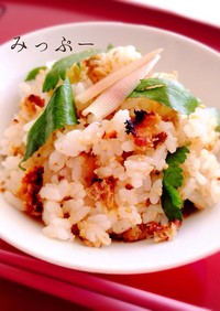 秋刀魚の胡麻味噌焼きご飯♡