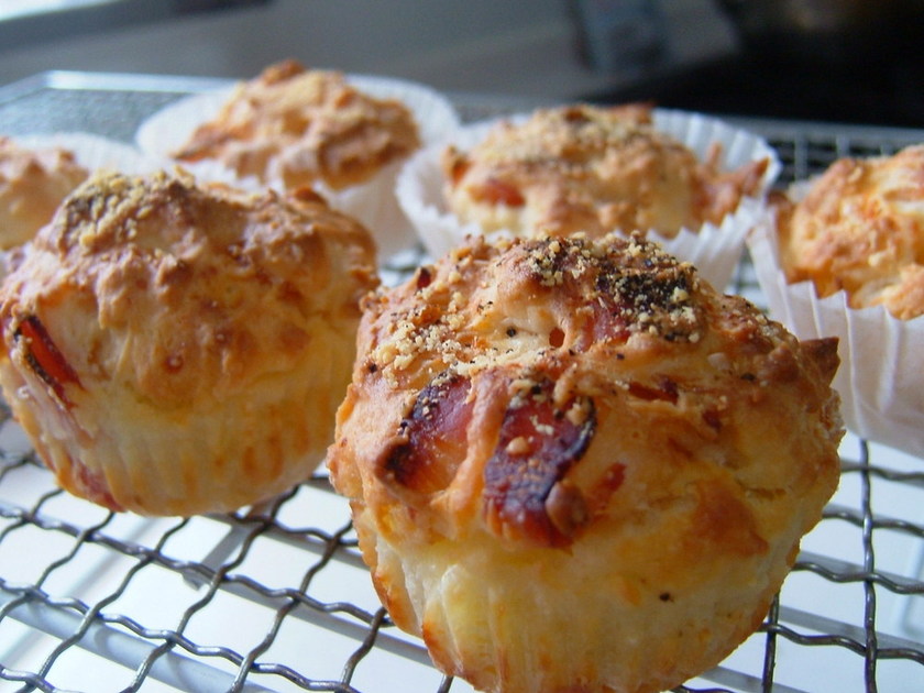 チーズアップルベーコンのブランチレシピ