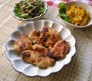 鶏むね肉のごま味噌焼きの写真