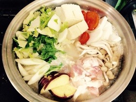 ゴマ豆乳鍋
