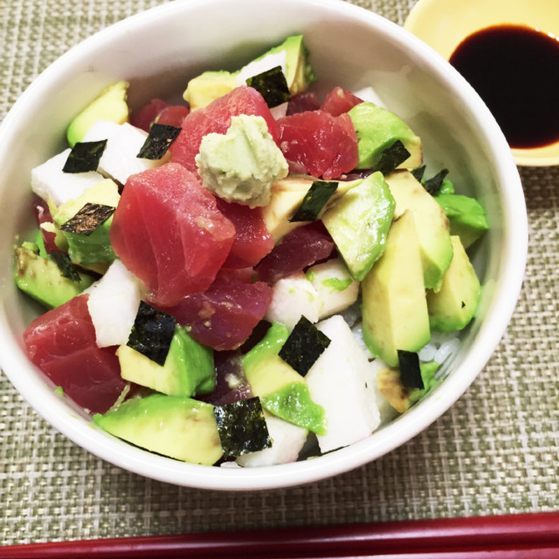 みんなが作ってる まぐろ アボカド 山芋 丼のレシピ クックパッド 簡単おいしいみんなのレシピが360万品
