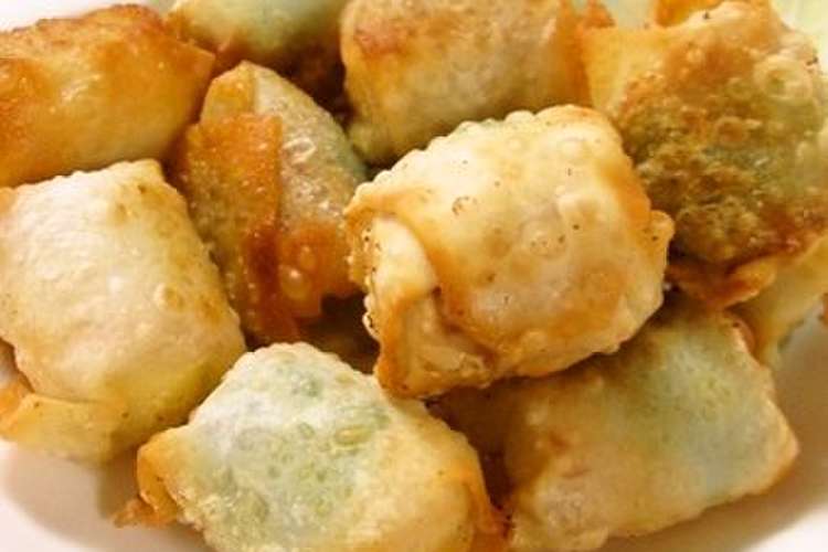 簡単 美味 ちくわチーズの包み揚げ レシピ 作り方 By Miyuki12 クックパッド 簡単おいしいみんなのレシピが352万品