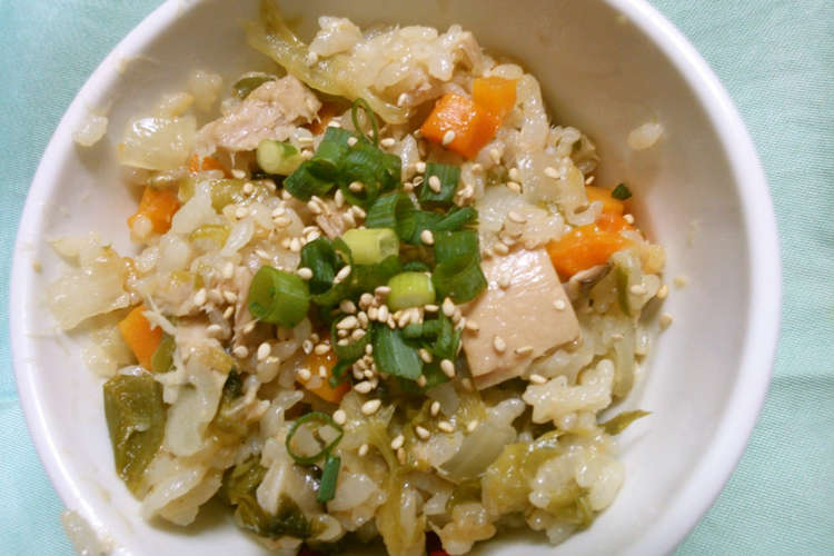 簡単 ツナとレタスの中華風炊き込みご飯 レシピ 作り方 By 331ミミイ クックパッド 簡単おいしいみんなのレシピが366万品
