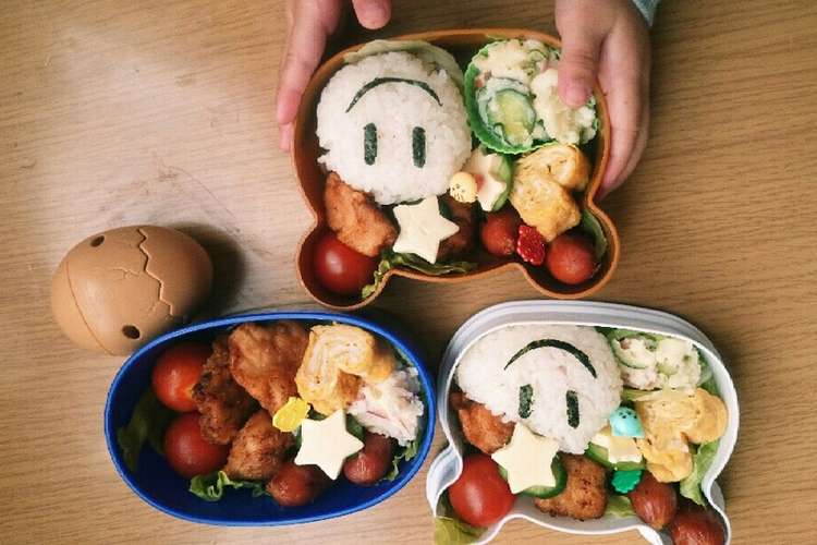 みんなﾆｯｺﾘニコチャン弁当 レシピ 作り方 By あややんはーな クックパッド 簡単おいしいみんなのレシピが354万品