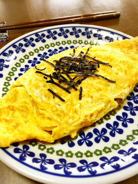 とろとろ~♡コク旨なめ茸納豆オムレツ