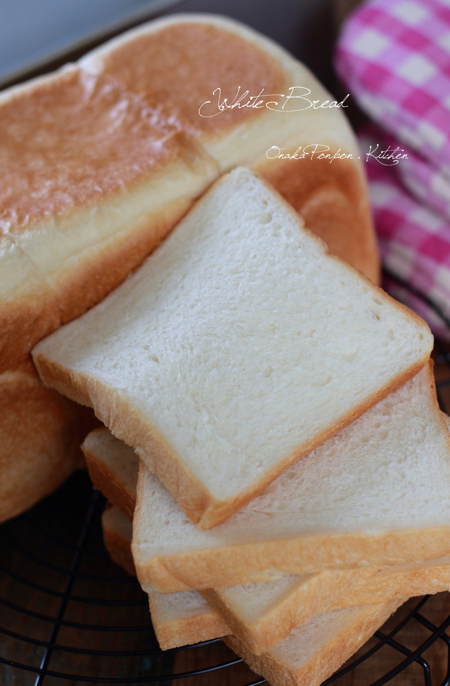 ちょっぴり米粉でしっとりもちっと食パン♡の画像