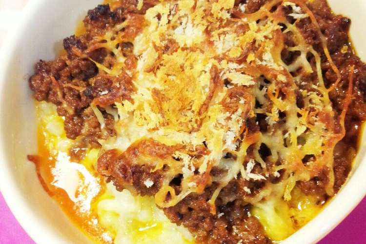 白菜じゃがのとろとろミートグラタン風 レシピ 作り方 By ずぼら娘 クックパッド