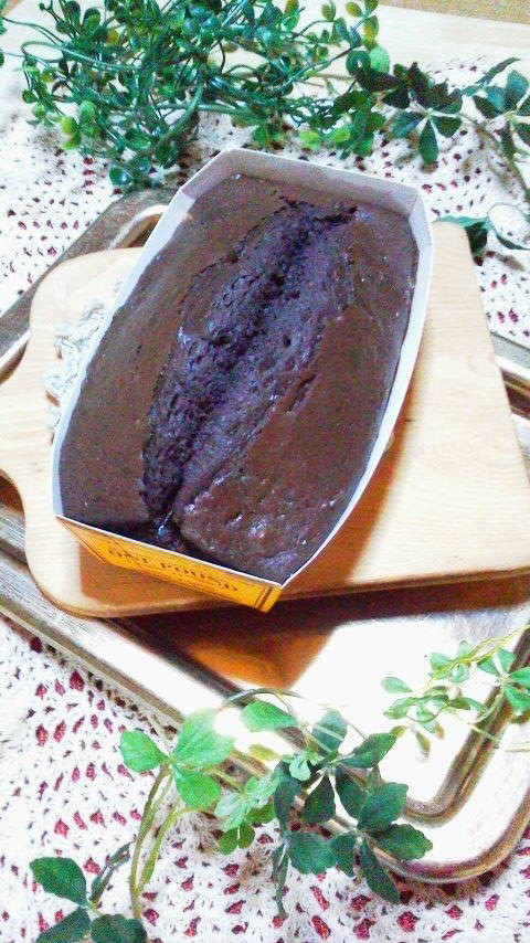クランベリー胡桃チョコinパウンドケーキの画像