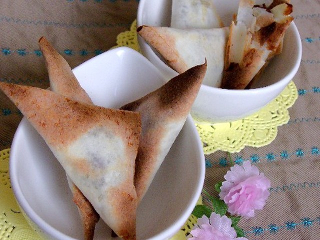 春巻きの皮 De三角チョコパイ レシピ 作り方 By きっかママ クックパッド 簡単おいしいみんなのレシピが365万品