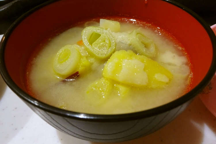 サツマイモの天ぷらの味噌汁 レシピ 作り方 By まママん クックパッド