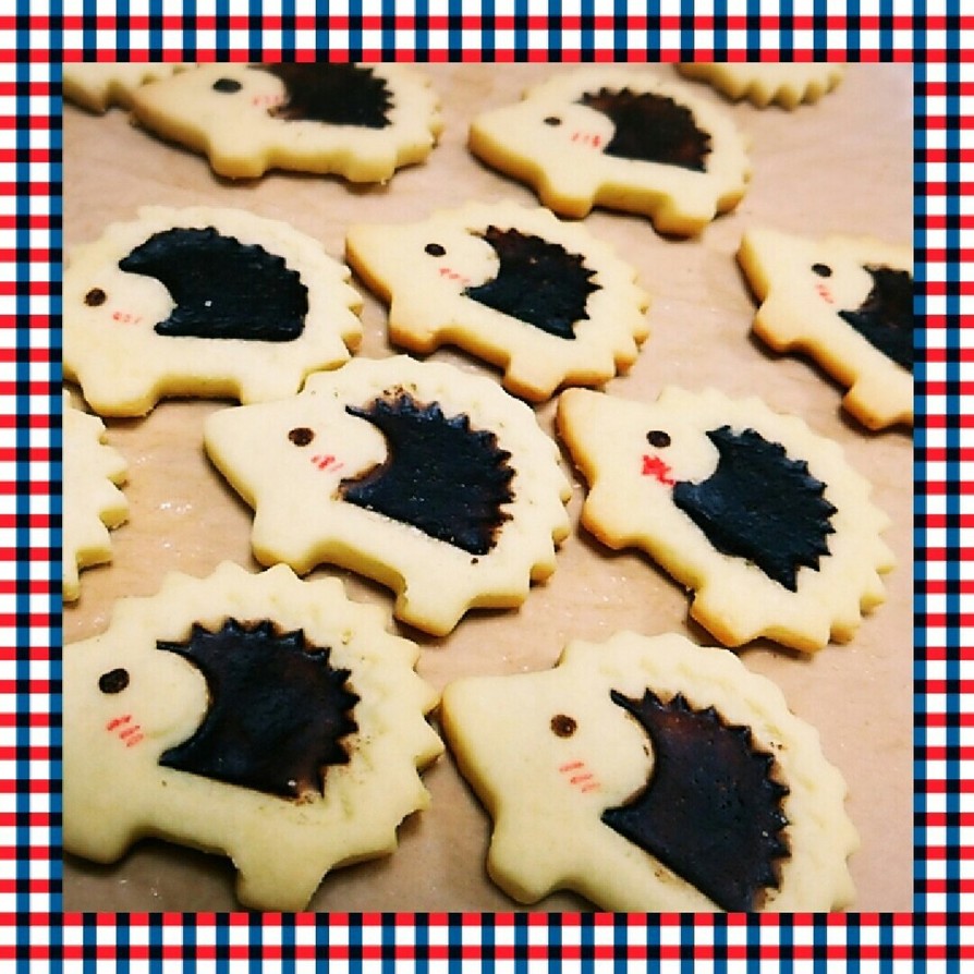 ハリネズミ♡のクッキーの画像