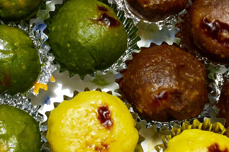 プレーン チョコ 抹茶のスイートポテト レシピ 作り方 By ふたごゆき クックパッド 簡単おいしいみんなのレシピが353万品