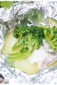 幼児食　タラと野菜のホイル焼き