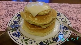 soyshで元気ホットケーキタワー☆