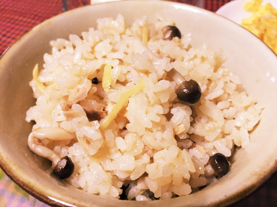 生姜とツナの炊き込みご飯の画像
