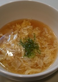 簡単ふわとろ卵の中華スープ！