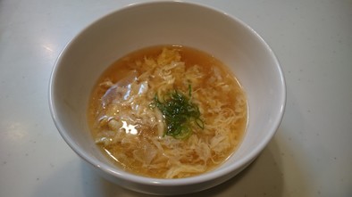 簡単ふわとろ卵の中華スープ！の写真