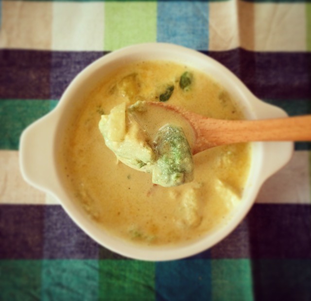 ♩アボカド玉ねぎのカレークリームスープの画像