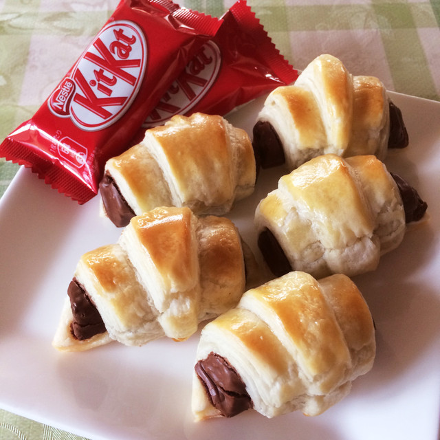 キットカットでチョコクロ風 レシピ 作り方 By さーちゃま クックパッド 簡単おいしいみんなのレシピが360万品