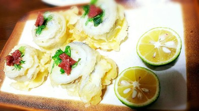 太刀魚の天ぷらの写真