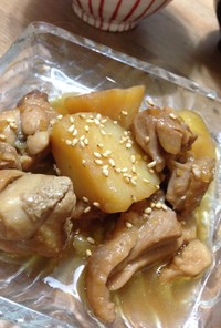 授乳期簡単♪鶏肉とジャガイモの甘辛生姜煮