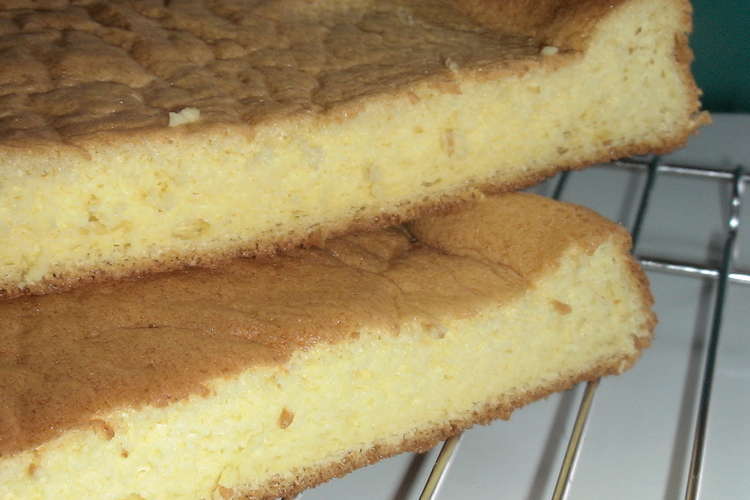 ノンオイル 低シュガースポンジケーキ レシピ 作り方 By ハールン クックパッド 簡単おいしいみんなのレシピが357万品