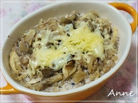 ☆キノコの豆乳雑穀玄米リゾット☆