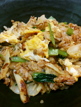 ☆にんにく納豆キムチチャーハン☆