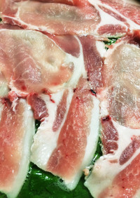 超簡単、豚肉と水菜のシャブシャブ風
