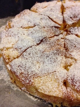 簡単♫混ぜて焼くだけリンゴケーキ☆