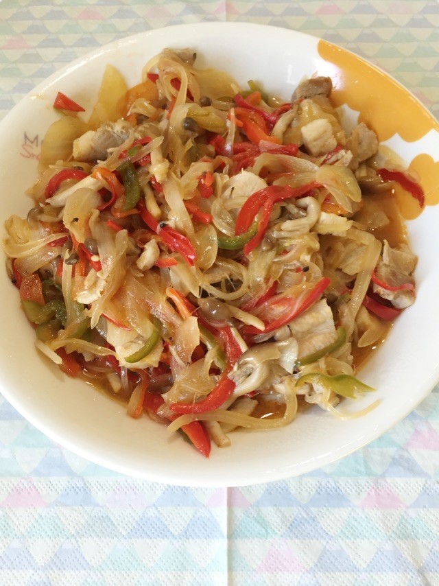 生姜野菜炒めのレシピ