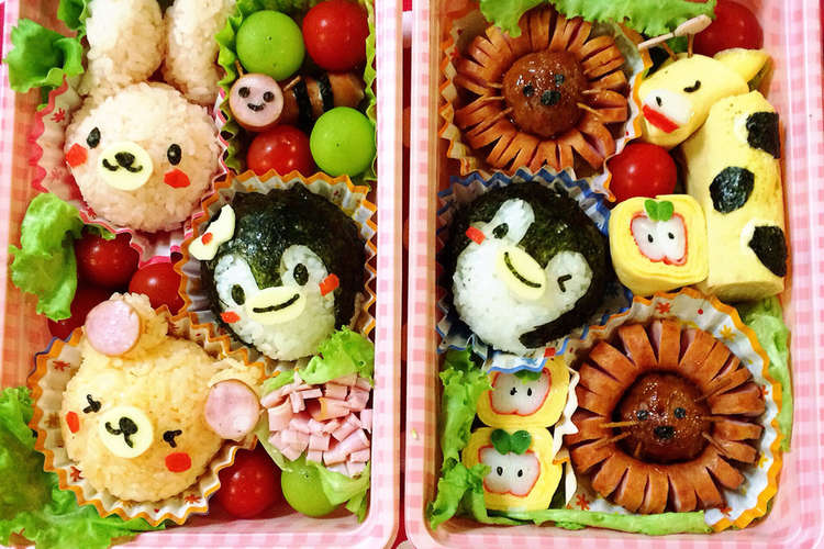 動物園や運動会に動物さん弁当 レシピ 作り方 By さえちん７ クックパッド 簡単おいしいみんなのレシピが359万品