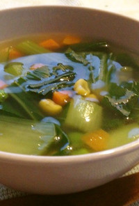 ベジ♪チンゲン菜の美肌スープ