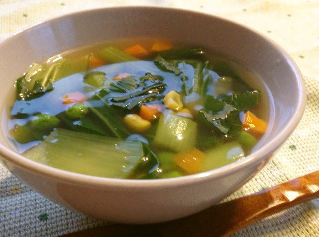ベジ♪チンゲン菜の美肌スープの画像
