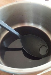 不思議！黒豆煮汁でハロウィンクレープ