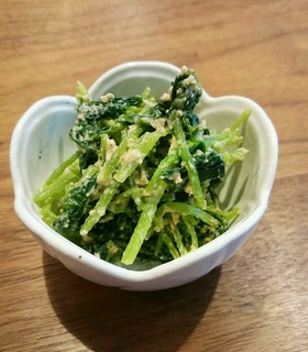 絶対ハマる!三つ葉のピーナッツバター和え