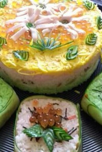 ちらし寿司ケーキ/雛祭り/ちらし寿司