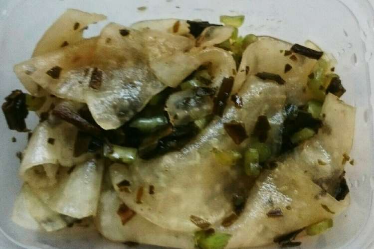 大根とわさび茎の浅漬け レシピ 作り方 By ダッフィバード クックパッド 簡単おいしいみんなのレシピが370万品